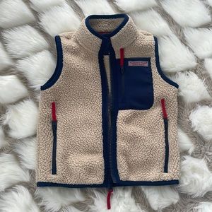 Vineyard Vines Boys Sherpa Fleece Vest